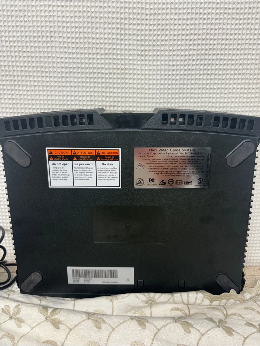 Microsoft original Xbox system